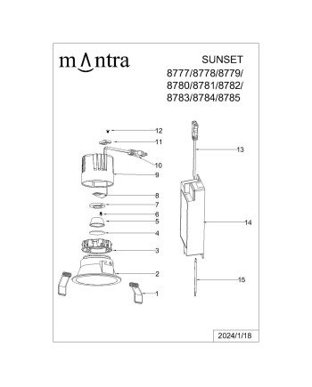 SUNSET * 10W Heat Sink - 4000K